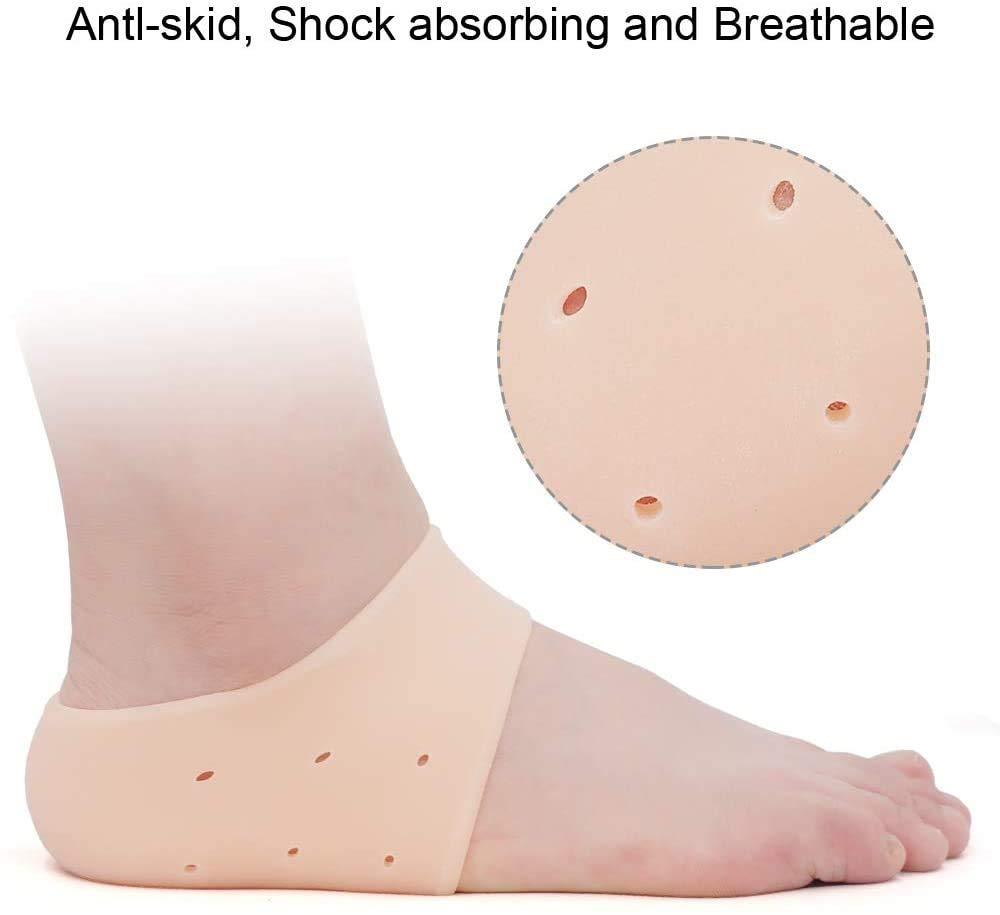 1277 Anti Crack Silicon Gel Heel Moisturizing Socks for Foot Care Men Women (Loose Pack) - SkyShopy 1277 Anti Crack Silicon Gel Heel Moisturizing Socks for Foot Care Men Women (Loose Pack) - SkyShopy